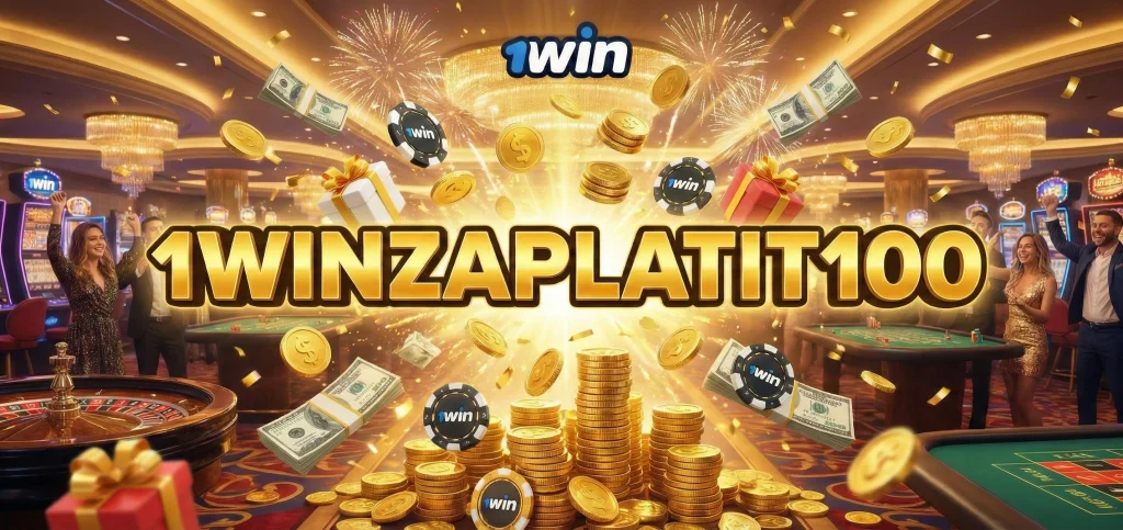 Рабочий промокод 1win - 1WINZAPLATIT100